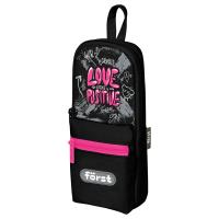 КанцРЦ Пенал мягкий 1 отделение, 1 карман, 210*90*40 Forst "Love positive", текстиль