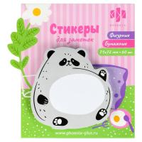 КанцФеникс Стикеры для заметок бумажные, 71х72 мм, Панда, 60 шт., арт. 65166