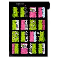 Папка-уголок для документов пластиковая А4 Желейные мишки, арт.  65851