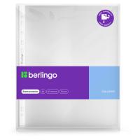 КанцРЦ Папка-вкладыш с перфорацией Berlingo "Squares", А4, 60мкм, рельефная текстура, матовая