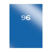 Тетрадь А5 96л. Скрепка. Клетка. Классическая серия. Сапфир