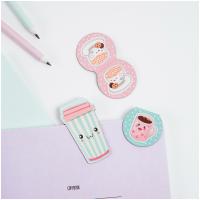 Закладки магнитные для книг, 3шт., 75*115мм, MESHU "Coffee" MS_39401