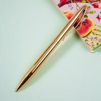 КанцРЦ Ручка шариковая автоматическая MESHU "Gold" синяя, 1,0мм