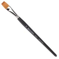 Самсон Кисть художественная проф. BRAUBERG ART CLASSIC, синтетика мягкая под колонок, плоск, № 14,