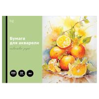 КанцРЦ Папка для акварели, 20л., А4 BG "Яркий цитрус", 200г/м2