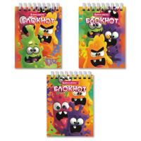 Блокнот МАЛЫЙ ФОРМАТ А7 75х105мм 40л, гребень, клетка, BRAUBERG, 116998