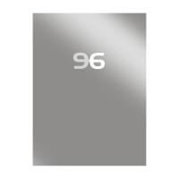 Тетрадь А5 96л. Скрепка. Клетка. Классическая серия. Платина