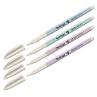 Ручка шариковая Berlingo "Green Series" 0,7мм, синяя, корпус ассорти CBp_70240