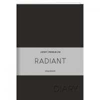 Недатированный ежедневник Radiant. Черный, А5, 152 листа