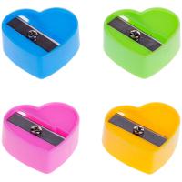 КанцРЦ Точилка пластиковая ArtSpace "Сердце", 1 отверстие, ассорти, SHHRT_4509