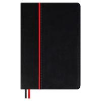 Ежедневник недатированный А5, Сариф черный/красный, 160 л., арт. 70624