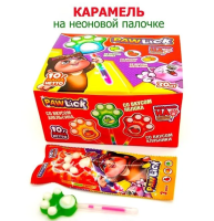 Карамель на светящейся палочке «Pawlick» 10 г(1*30шт.)*24.бл.