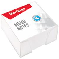 Блок для записи Berlingo Standard, 9*9*4,5см, пластиковый бокс, белый