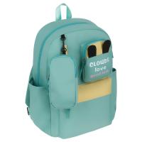 КанцРЦ Рюкзак MESHU "Cloud green", 43*30*13см, 1 отделение, 5 карманов, уплотненная спинка,  в комп