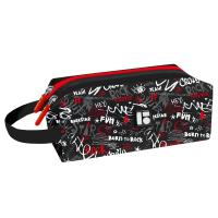 КанцРЦ Пенал 2 отделения, 200*80*90 Berlingo "Rockstar", полиэстер