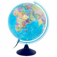 Глобус интерактивный + очки VR политический Globen, 32см, рельефный, с подсветкой, INT132003