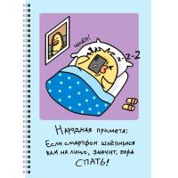 Тетрадь для конспектов А4, 60л. Евроспираль. Клетка. Примета