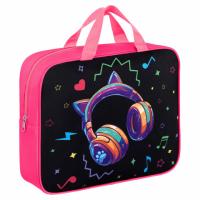 Папка на молнии с ручками BRAUBERG А4, 1 отделение, полиэстер, 80мм, 273302