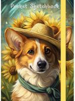 Скетчбук А6 48л. Винсент ван Дог, 7БЦ, матовая ламинация, скругленные углы, резинка. Бум