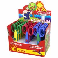 Самсон Ножницы ПИФАГОР, 135 мм, фигурное лезвие, ассорти, в дисплее, 230938