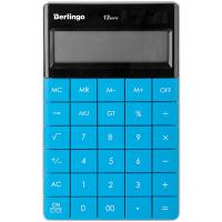Калькулятор настольный Berlingo Power TX, 12 разр., двойное питание, 165*105*13мм, синий