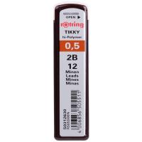 КанцРЦ Грифели для механических карандашей Rotring "Tikky", 12шт., 0,5мм, 2B S0312630