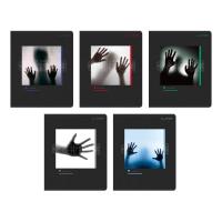 Тетрадь А5 96л. Скрепка. Клетка. Тени