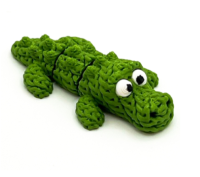 Купить Игрушка подвижная 3D Крокодил Виталя в интернет-магазине Букваешка