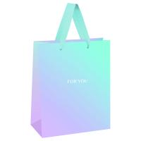 КанцРЦ Пакет подарочный 18*23*10см MESHU "Bright gradient", фольга, матовая ламинация