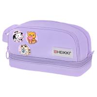 Пенал-органайзер HEIKKI с ручкой, значки, 2 отд., откид.планка, 22x13х10 см, 273600