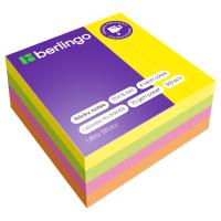 Самоклеящийся блок Berlingo "Ultra Sticky", 75*75мм, 320л, 4 неоновых цвета LSn_40002