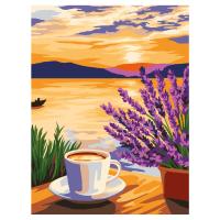 КанцРЦ Картина по номерам на картоне ТРИ СОВЫ "Аромат лаванды", 30*40, с акриловыми красками и кист