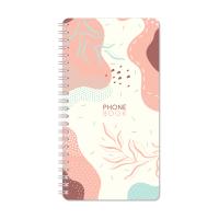 КанцРЦ Телефонная книга А5, 80л., на гребне OfficeSpace "Стиль. Flora", с высечкой
