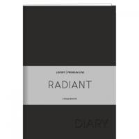 Недатированный ежедневник Radiant. Черный, А6, 152 листа