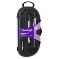 КанцРЦ Готовальня Berlingo "Expert", 8 предметов, циркуль 135мм, пластиковый футляр