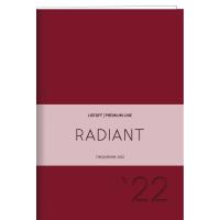 Ежедневник датир. А6 176л. Radiant. Красный