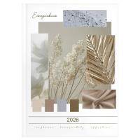 Ежедневник датированный 2026 А5, 145х205 мм Коллаж, 160 л., тв., арт. 71534