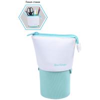 КанцРЦ Пенал-стакан 1 отделение, 170*75 Berlingo "Mint case", вельвет, экокожа