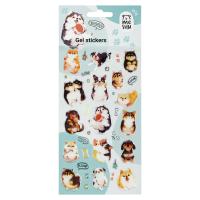 КанцРЦ Наклейки гелевые MESHU  "Cute Dog" , 10*23см, инд. уп., европодвес