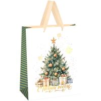 КанцРЦ Пакет подарочный 33*42*12см MESHU "Christmas mood", фольга,   матовая ламинация