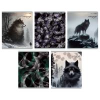 Тетрадь А5 96л. Скрепка. Клетка. Царь зимнего леса