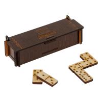 Купить КанцРЦ Игра настольная Домино, ТРИ СОВЫ, фанера, шкатулка из ХДФ в БУКВАЕШКА