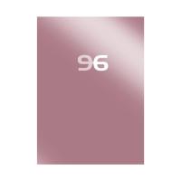 Тетрадь А5 96л. Скрепка. Клетка. Классическая серия. Розовое золото