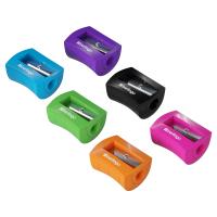 Точилка пластиковая Berlingo "City Style", 1 отверстие, ассорти BBp_15022