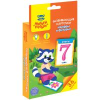 Купить КанцРЦ Развивающие карточки Мульти-Пульти "Цифры и фигуры", 36шт., картон, европодвес РК_30932 в интернет-магазине Букваешка