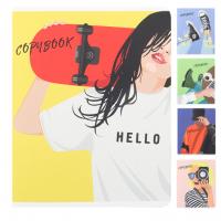 Тетрадь, 48 л. клетка, арт. 59137/ 5 ЭЛЕМЕНТЫ СТИЛЯ /мягкий переплёт (2 скобы), мел.