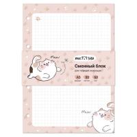 Сменный блок 80л., А5, MESHU "Нappy cat", пленка т/у, в клетку