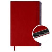 Еженедельник датированный 2026 А5, Буйвол красный, 80 л., арт. 70335