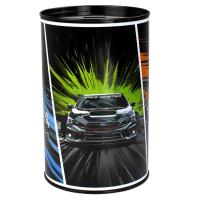 Копилка 15,7х10х10 см, Неоновые тачки, арт.69378