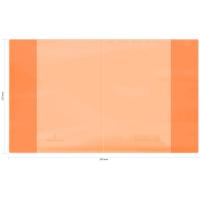 Обложка 210*350, для дневников и тетрадей, Greenwich Line, ПВХ 180мкм, Neon Star, оранжевый, ШК